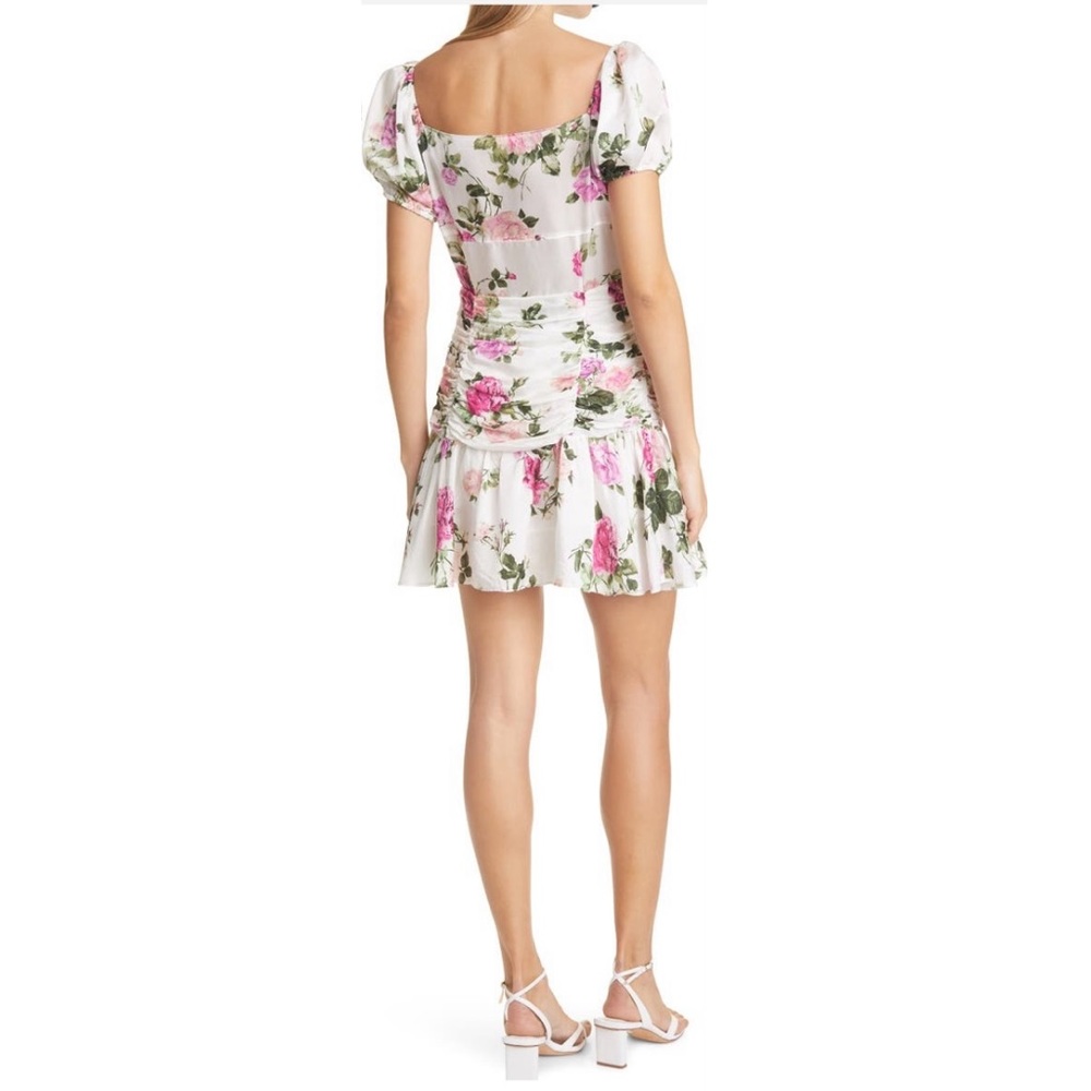 LoveShackFancy Ballet Blush Ambrette Floral Minidress - Picture 2 of 15